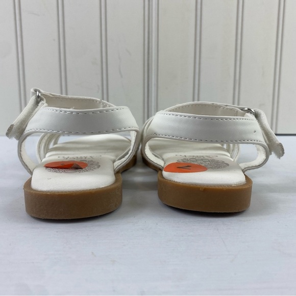 Vince Camuto Toddler Girl's Gladiator‎ Sandal Vegan Leather Adjustable Strap 7 - Picture 4 of 10